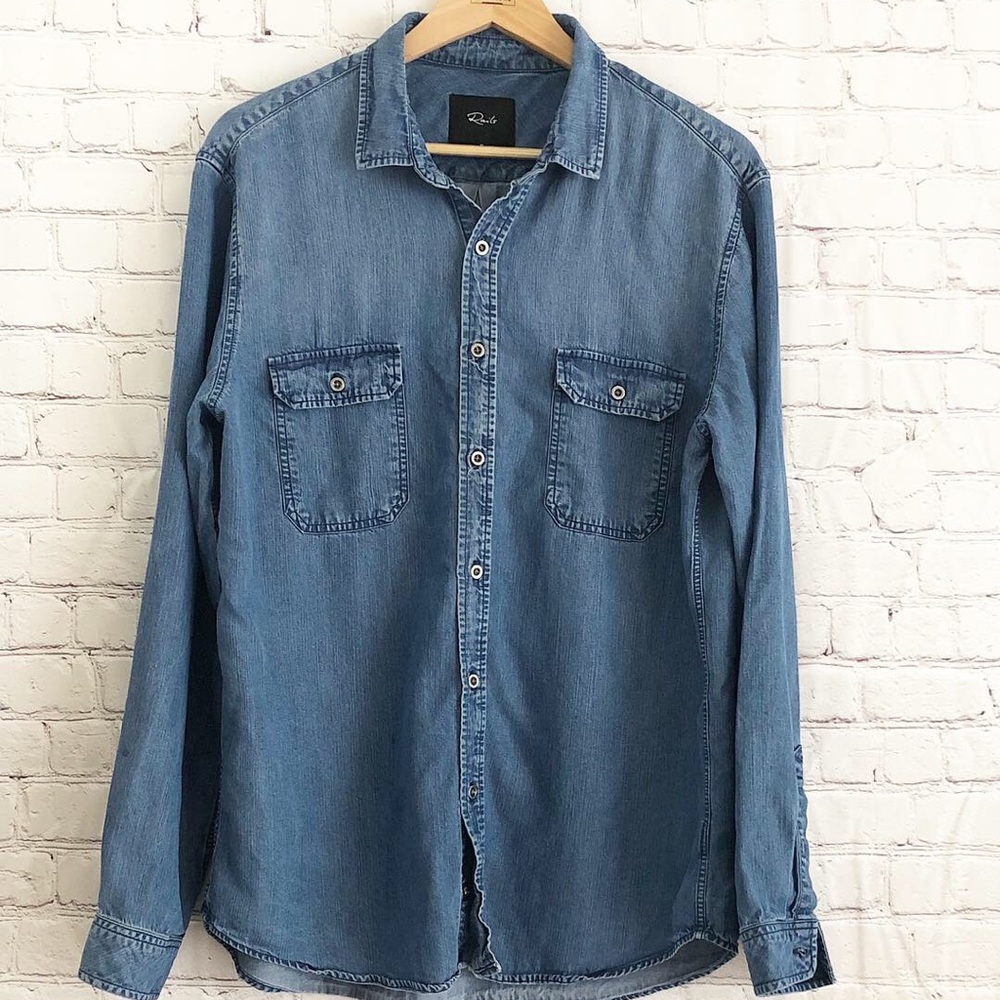 SOLR 🖤 Rails Men’s Beckford Dark Vintage Wash - Picture 1 of 8